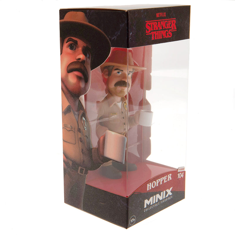 Stranger Things MINIX Figure Hopper, in display