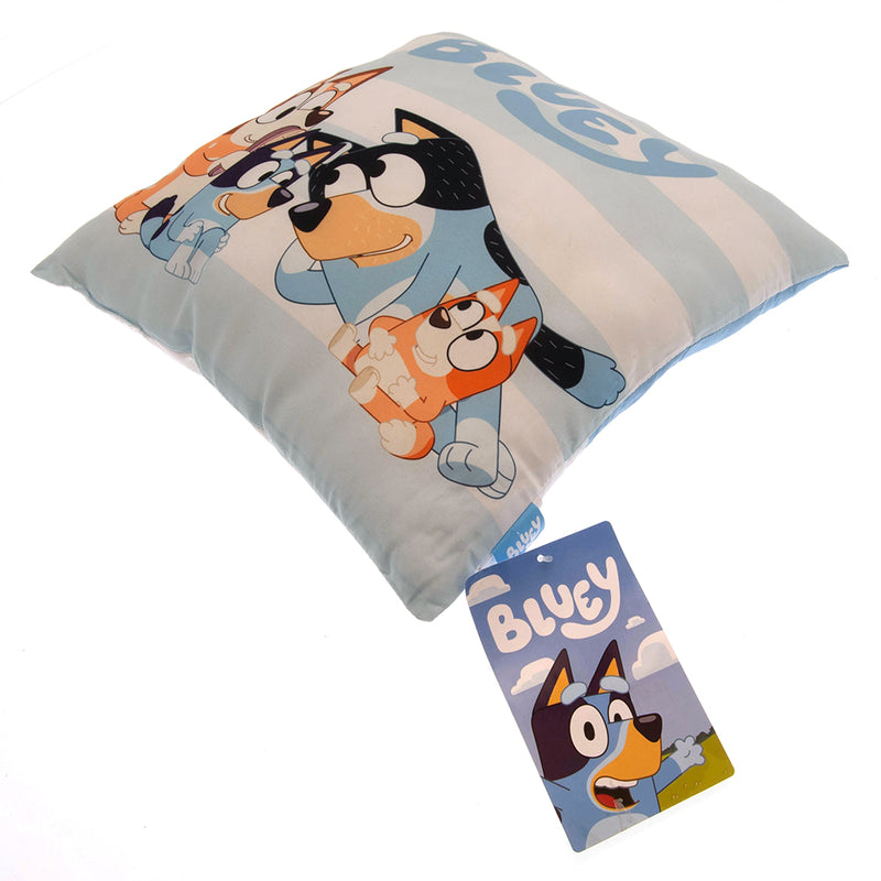 Bluey Cushion, close-up detail