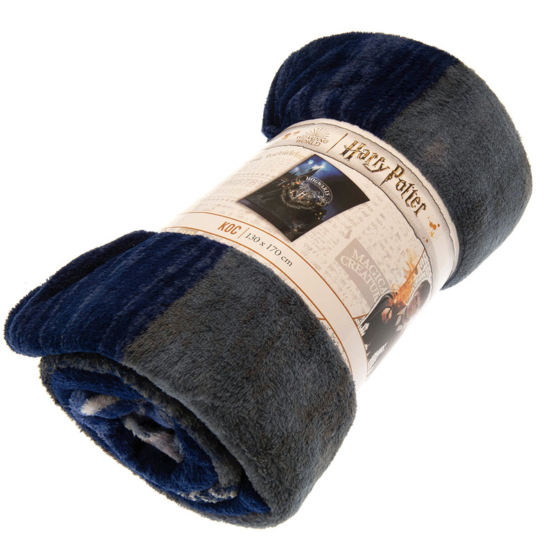 Harry Potter Premium Fleece Blanket, side angle