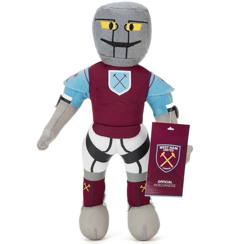 West Ham United FC Plush Mascot, close-up detail