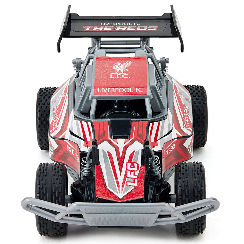 Liverpool FC Radio Control Speed Buggy 1:18 Scale, side angle