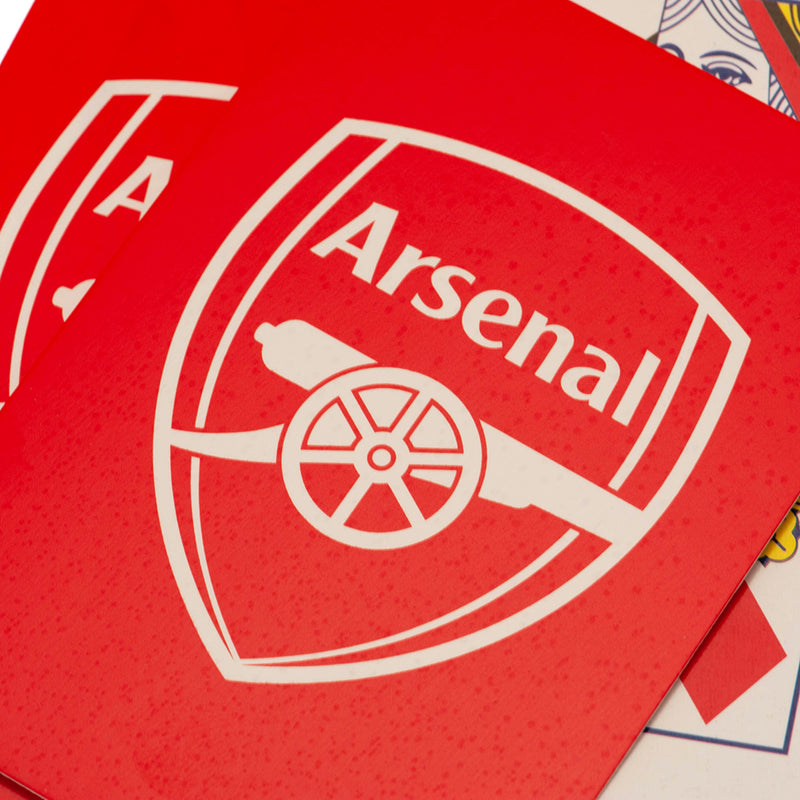 Arsenal FC Executive Playing Cards, side angle