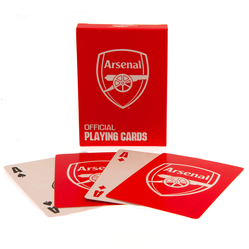 Arsenal FC Executive Playing Cards, close-up detail