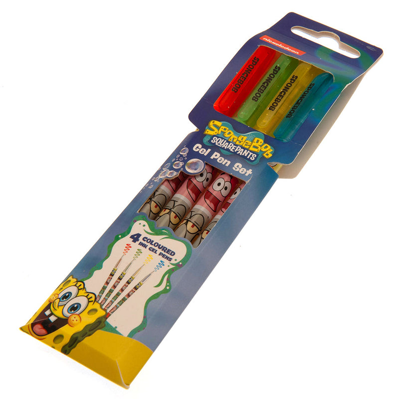 SpongeBob SquarePants Gel Pen Set, side angle