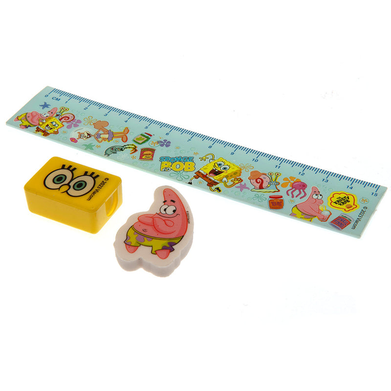 SpongeBob SquarePants 6pc Stationery Set, side angle