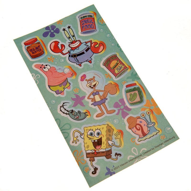 SpongeBob SquarePants 6pc Stationery Set, close-up detail