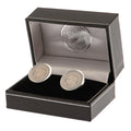 Celtic FC Stainless Steel Round Cufflinks, alternate view