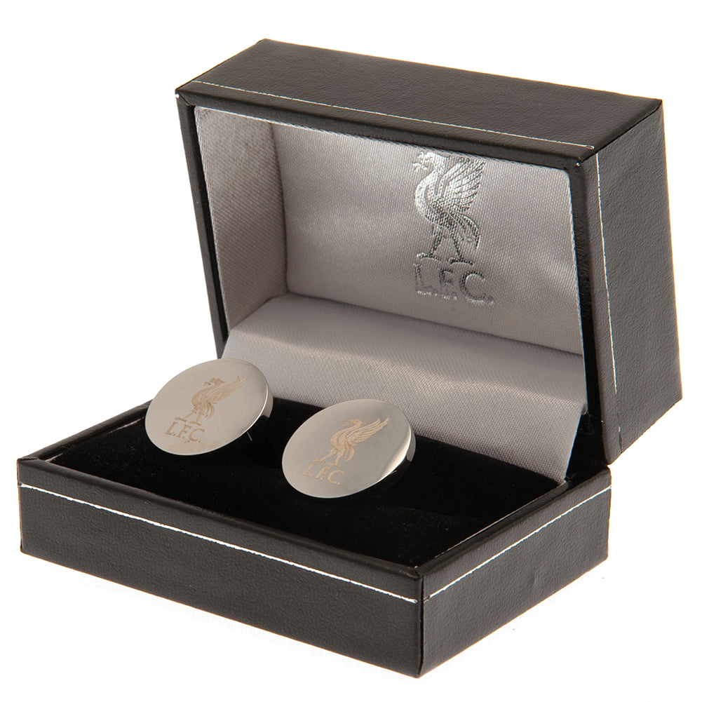 Liverpool FC Stainless Steel Round Cufflinks