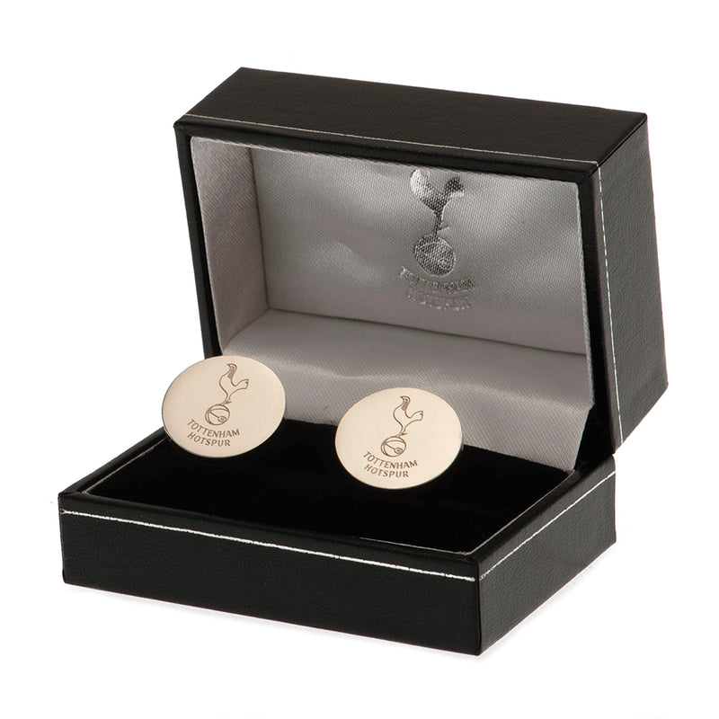 Tottenham Hotspur FC Stainless Steel Round Cufflinks, alternate view