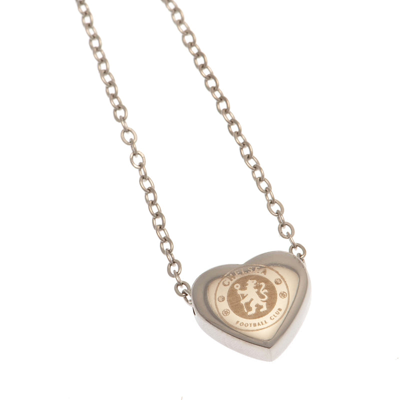 Chelsea FC Stainless Steel Heart Necklace collectible from Infinity Collectables 2026
