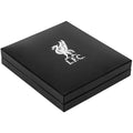 Liverpool FC Stainless Steel Heart Necklace, close-up detail