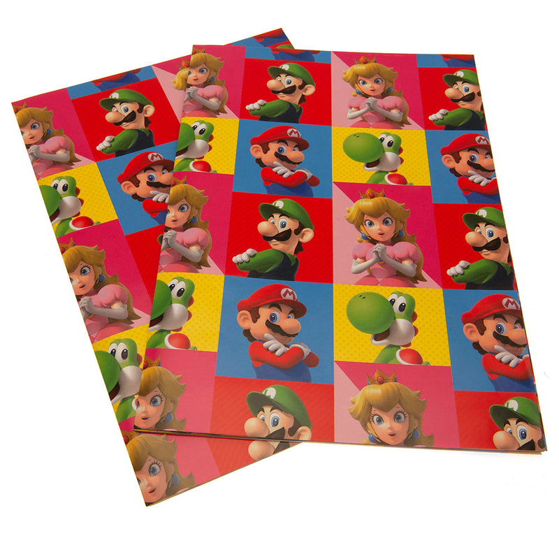 Super Mario Gift Wrap, alternate view