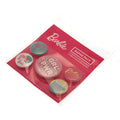 Barbie Button Badge Set, side angle