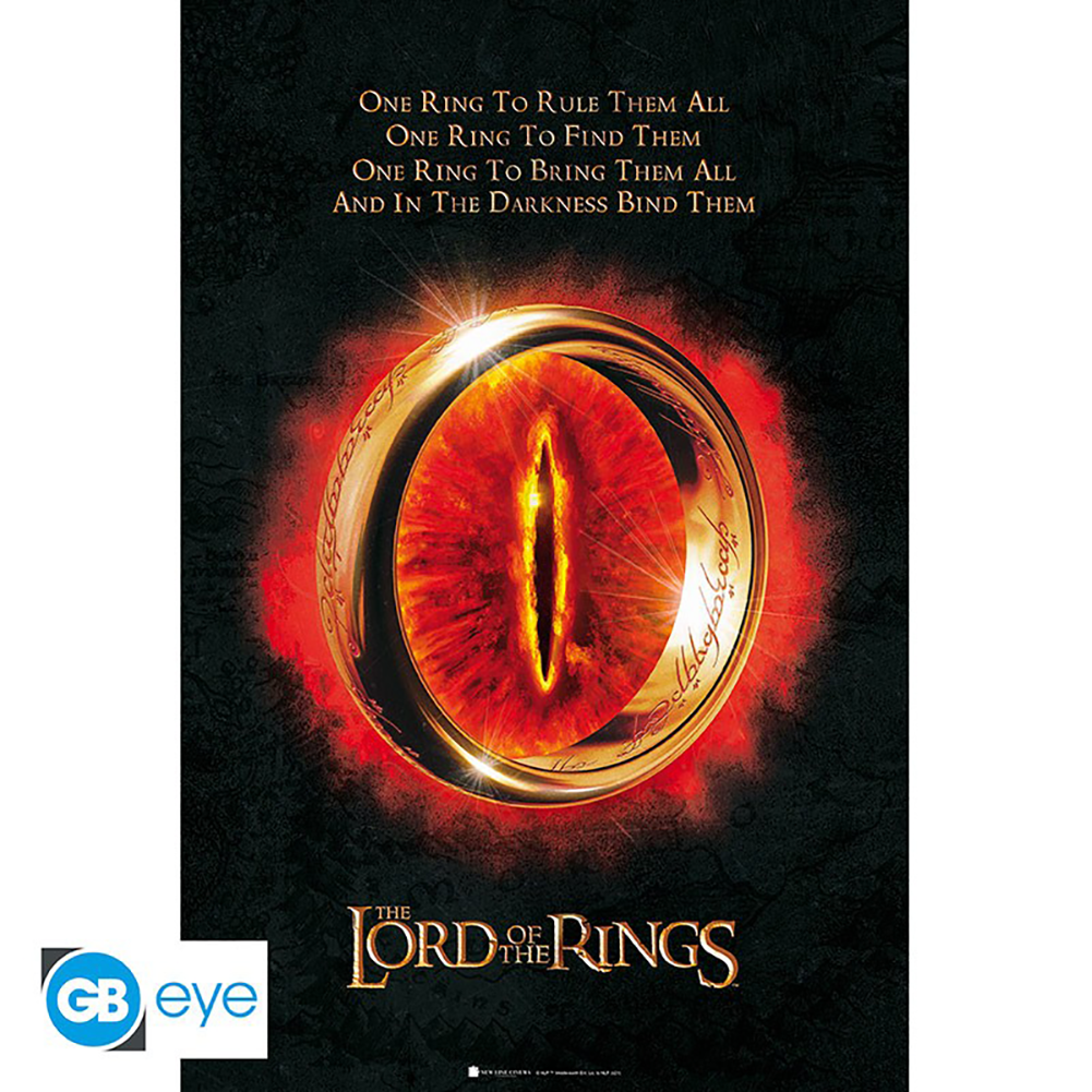 The Lord Of The Rings One Ring Poster