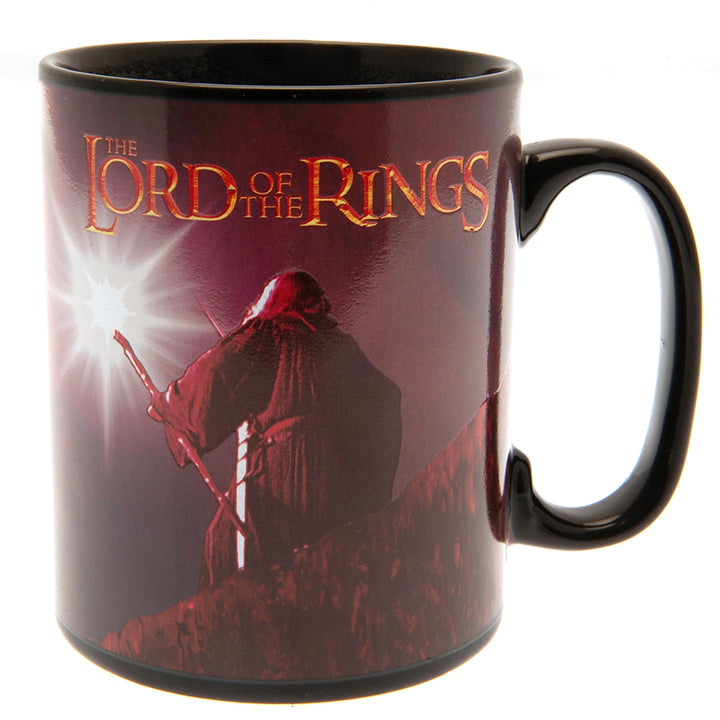 The Lord Of The Rings Heat Changing Shall Not Pass Mega Mug