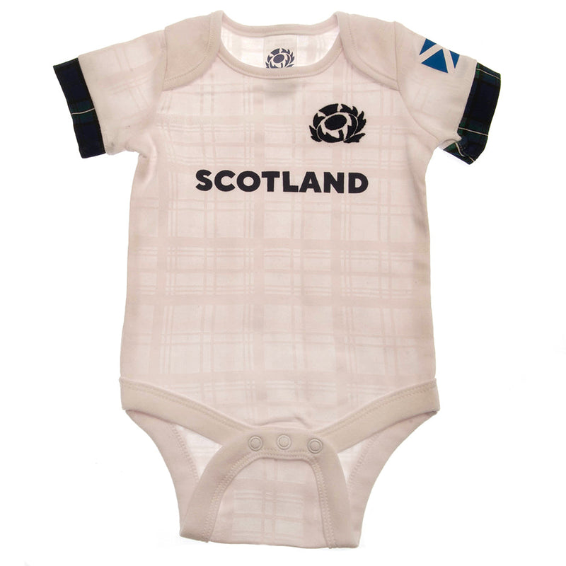 Scotland RU 2 Pack Bodysuit 3/6 mths GT, side angle