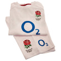 England RFU Shirt & Short Set 3/6 mths PC, close-up detail