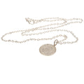Manchester City FC Silver Plated Boxed Pendant, side angle
