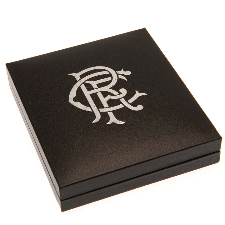 Rangers FC Silver Plated Boxed Pendant