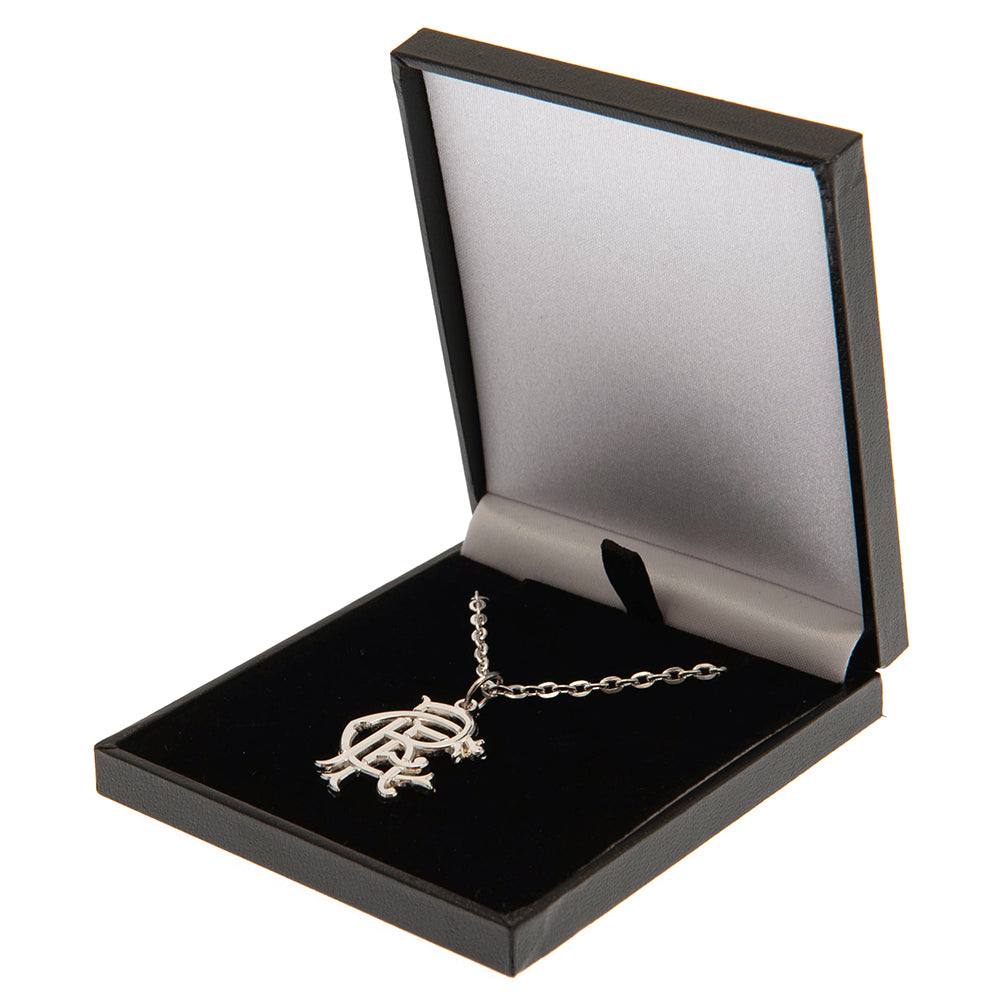 Rangers FC Silver Plated Boxed Pendant