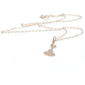 Tottenham Hotspur FC Silver Plated Boxed Pendant, side angle