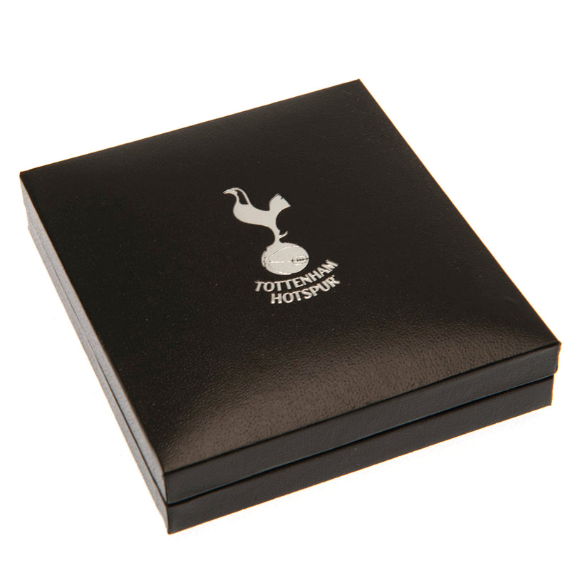 Tottenham Hotspur FC Silver Plated Boxed Pendant, close-up detail