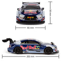 Audi DTM Blue Red Bull Radio Controlled Car 1:24 Scale, rear view