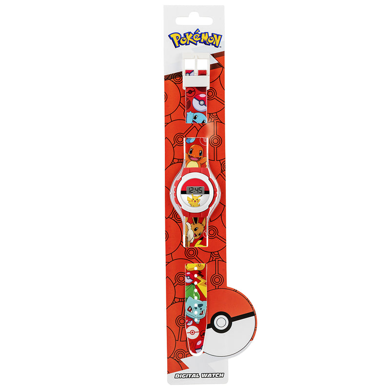 Pokemon Kids Digital Watch, side angle