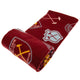 West Ham United FC Historic Crests Fleece Blanket