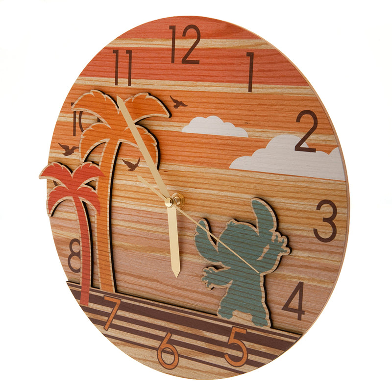 Lilo & Stitch Premium Wooden Wall Clock, alternate view