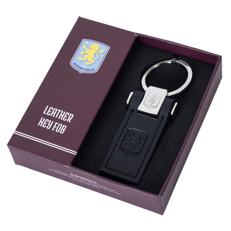 Aston Villa FC Leather Key Fob