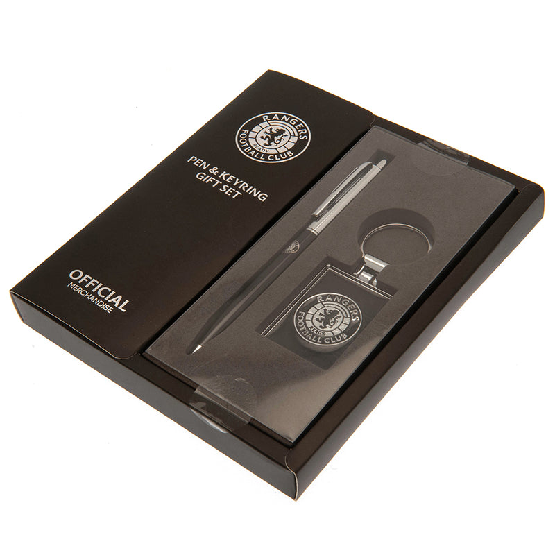 Rangers FC Pen & Keyring Set, close-up detail