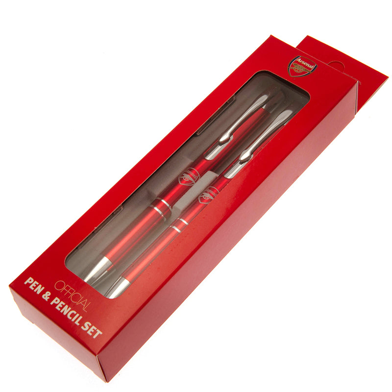 Arsenal FC Executive Pen & Pencil Set, side angle