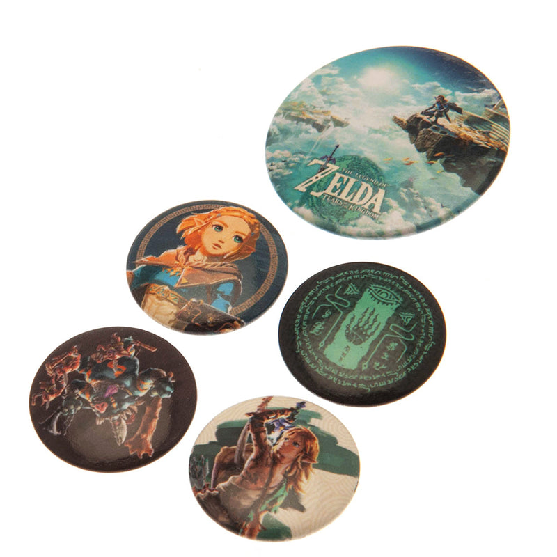 The Legend Of Zelda Button Badge Set, alternate view