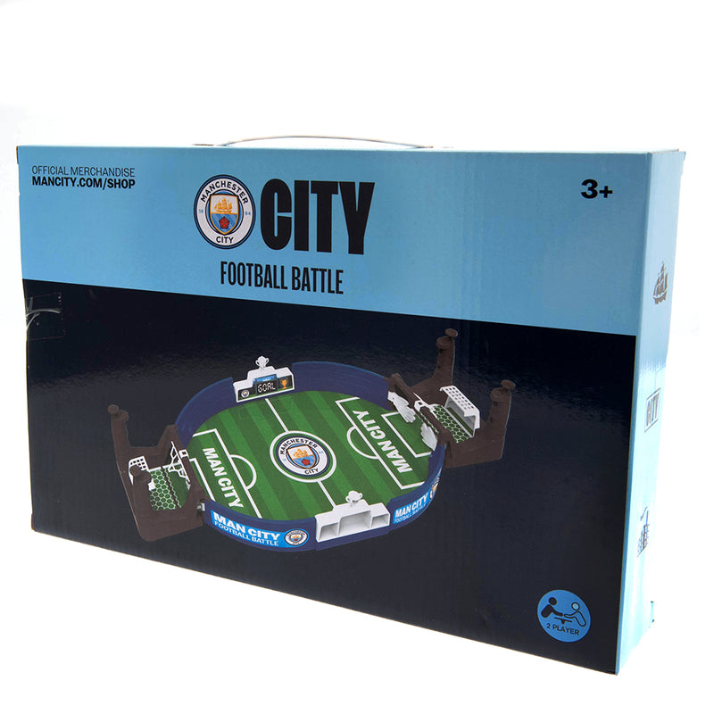 Manchester City FC Mini Football Game, side angle