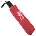 Liverpool FC Red & White Umbrella, side angle