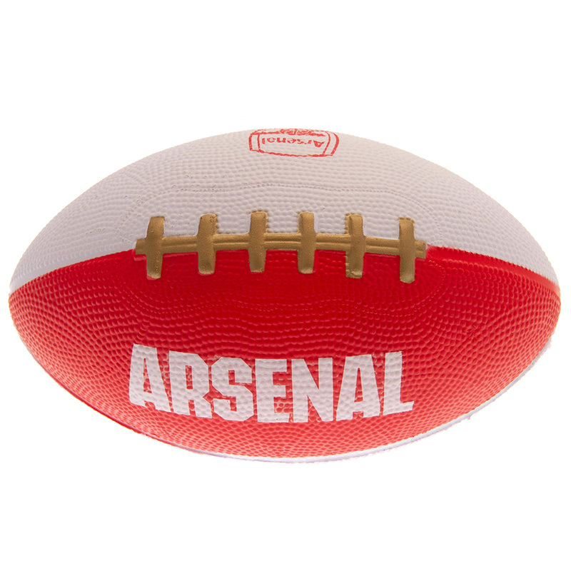 Arsenal FC Mini Foam American Football, side angle