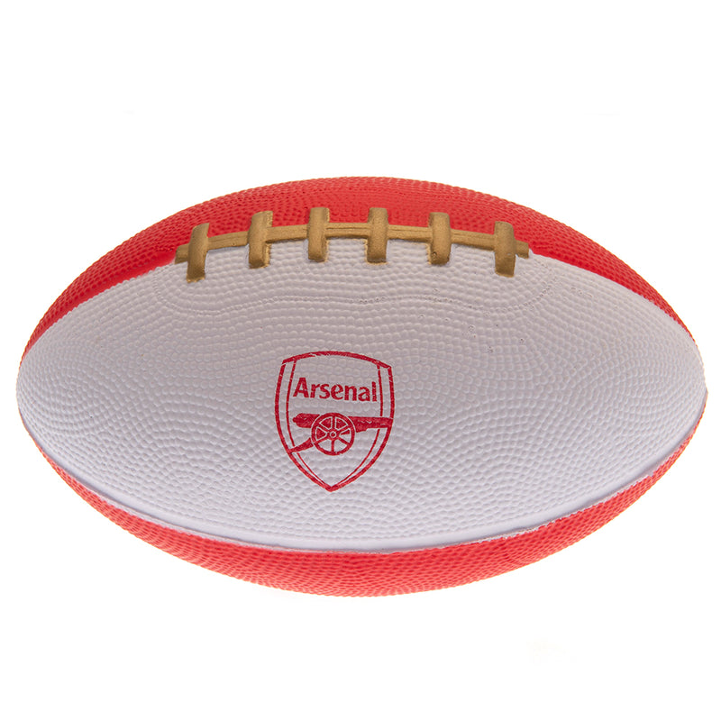 Arsenal FC Mini Foam American Football, close-up detail