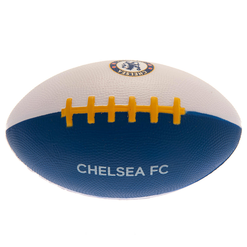 Chelsea FC Mini Foam American Football, side angle