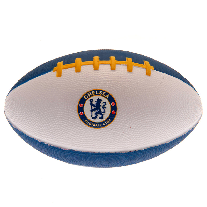Chelsea FC Mini Foam American Football, close-up detail