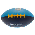 Manchester City FC Mini Foam American Football, side angle