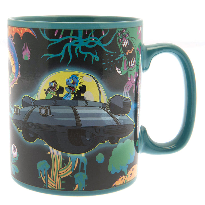 Rick And Morty Heat Changing Mega Mug