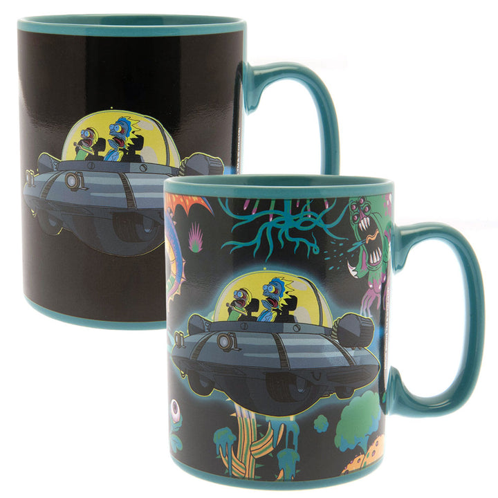 Rick And Morty Heat Changing Mega Mug