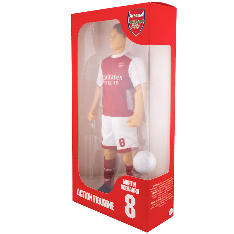 Arsenal FC Odegaard Action Figure, showing reverse