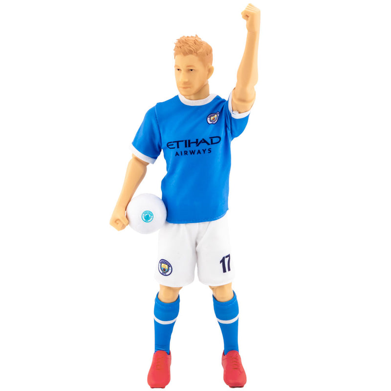 Manchester City FC De Bruyne Action Figure, rear view