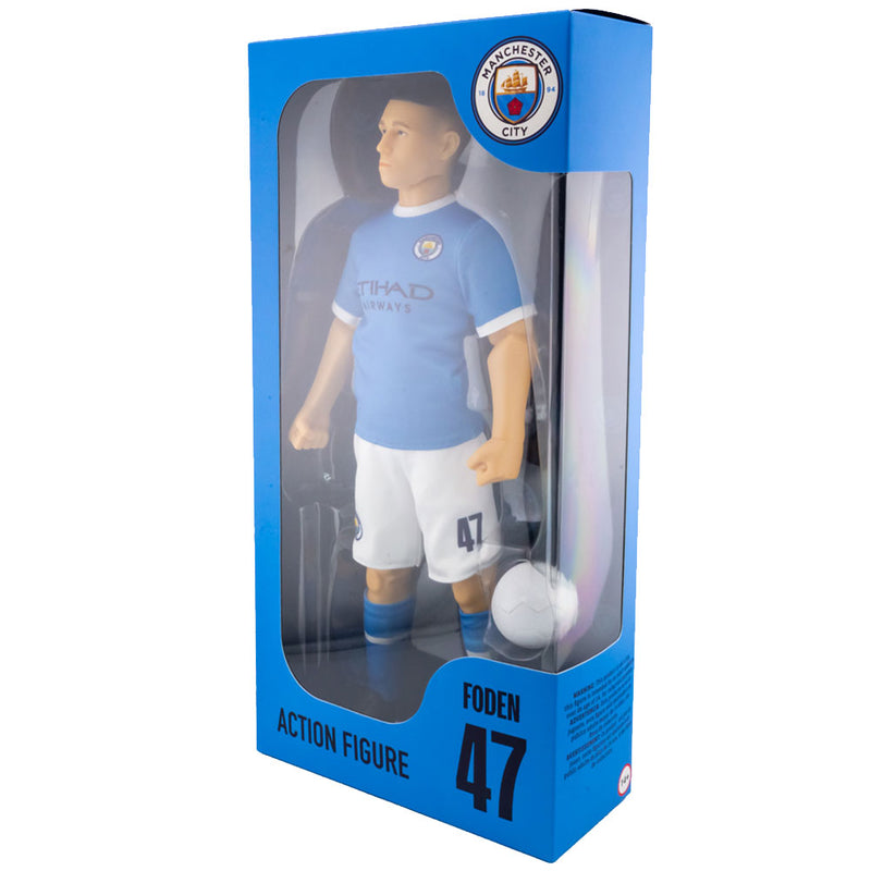 Manchester City FC Foden Action Figure, showing reverse
