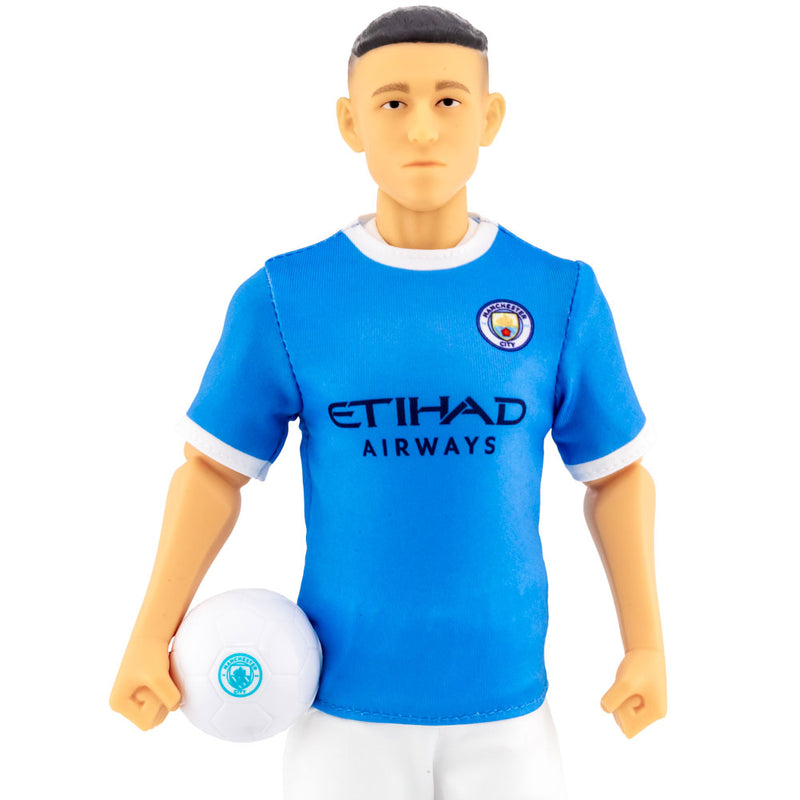 Manchester City FC Foden Action Figure, in display