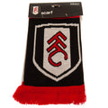 Fulham FC Nero Scarf, close-up detail