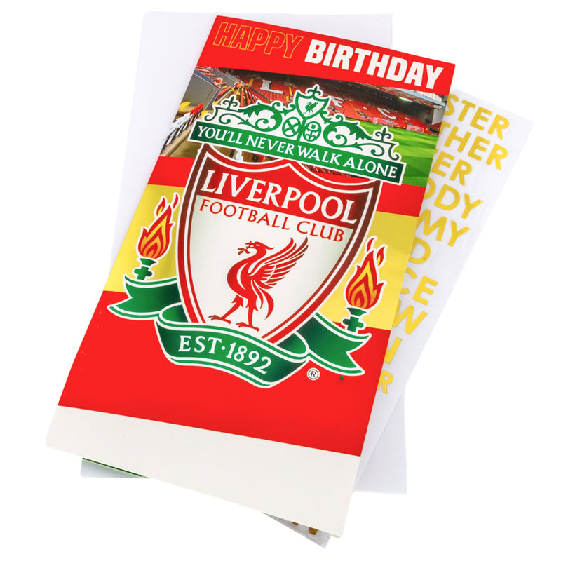 Liverpool FC Personalised Birthday Card collectible from Infinity Collectables 2026