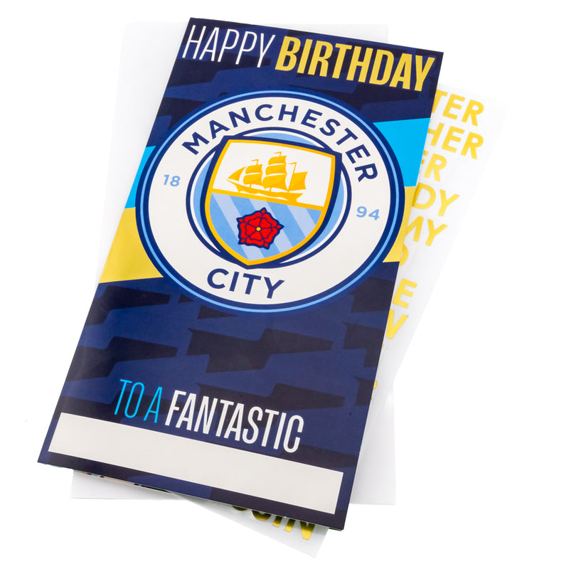 Manchester City FC Personalised Birthday Card collectible from Infinity Collectables 2026